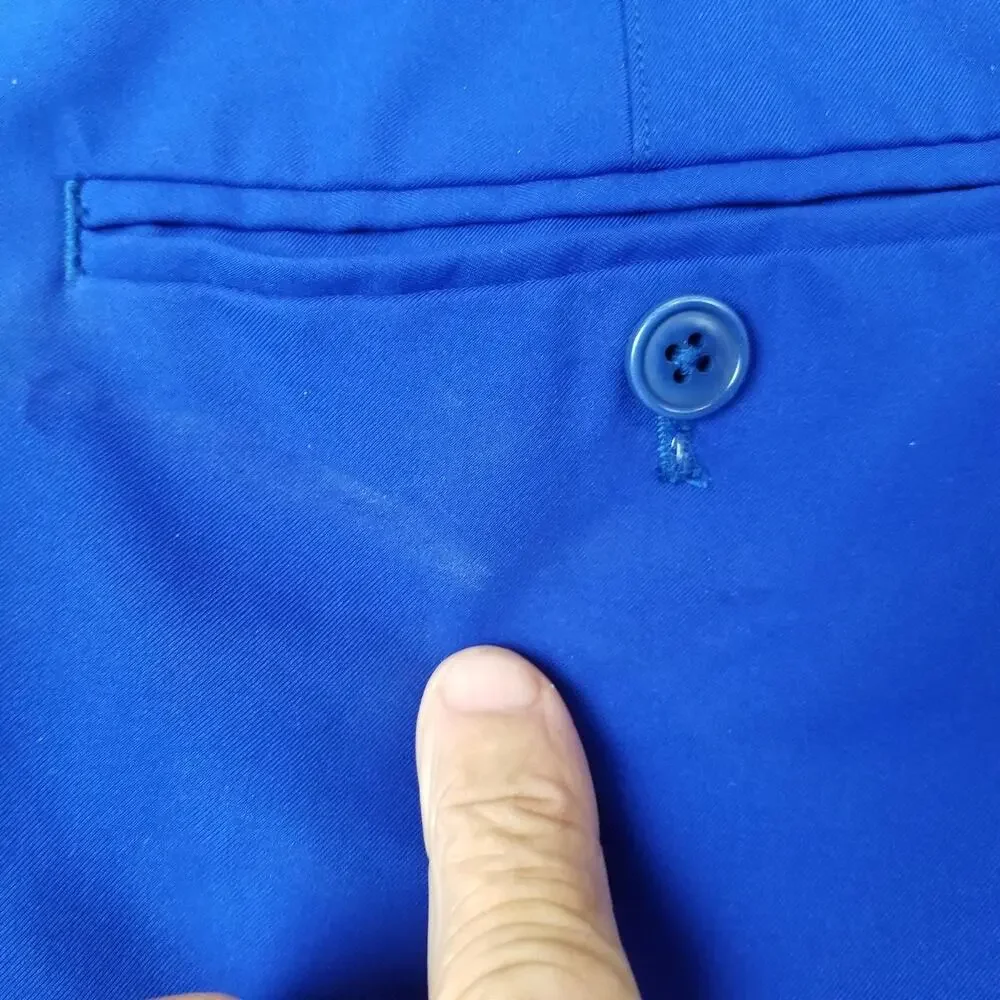 RLX Ralph‎ Lauren Shorts Mens 36 Blue Golf Performance Polyester Flat Front